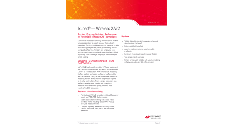 IxLoad - Wireless XAir2